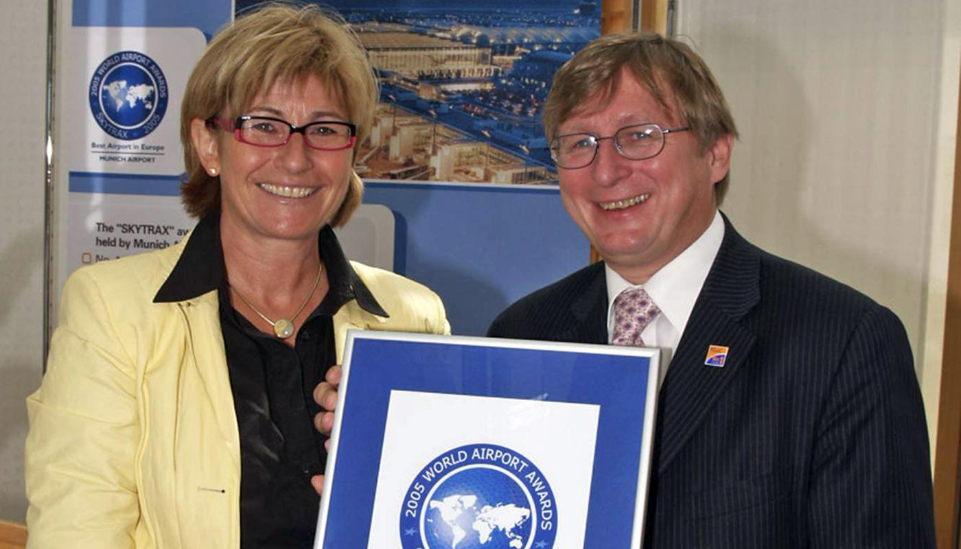 Skytrax Auszeichnung Bester Airport Europas Skytrax Auszeichnung Bester Airport Europas