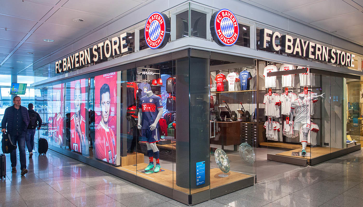 Hollywood oplichterij Secretaris FC Bayern Store - Munich Airport