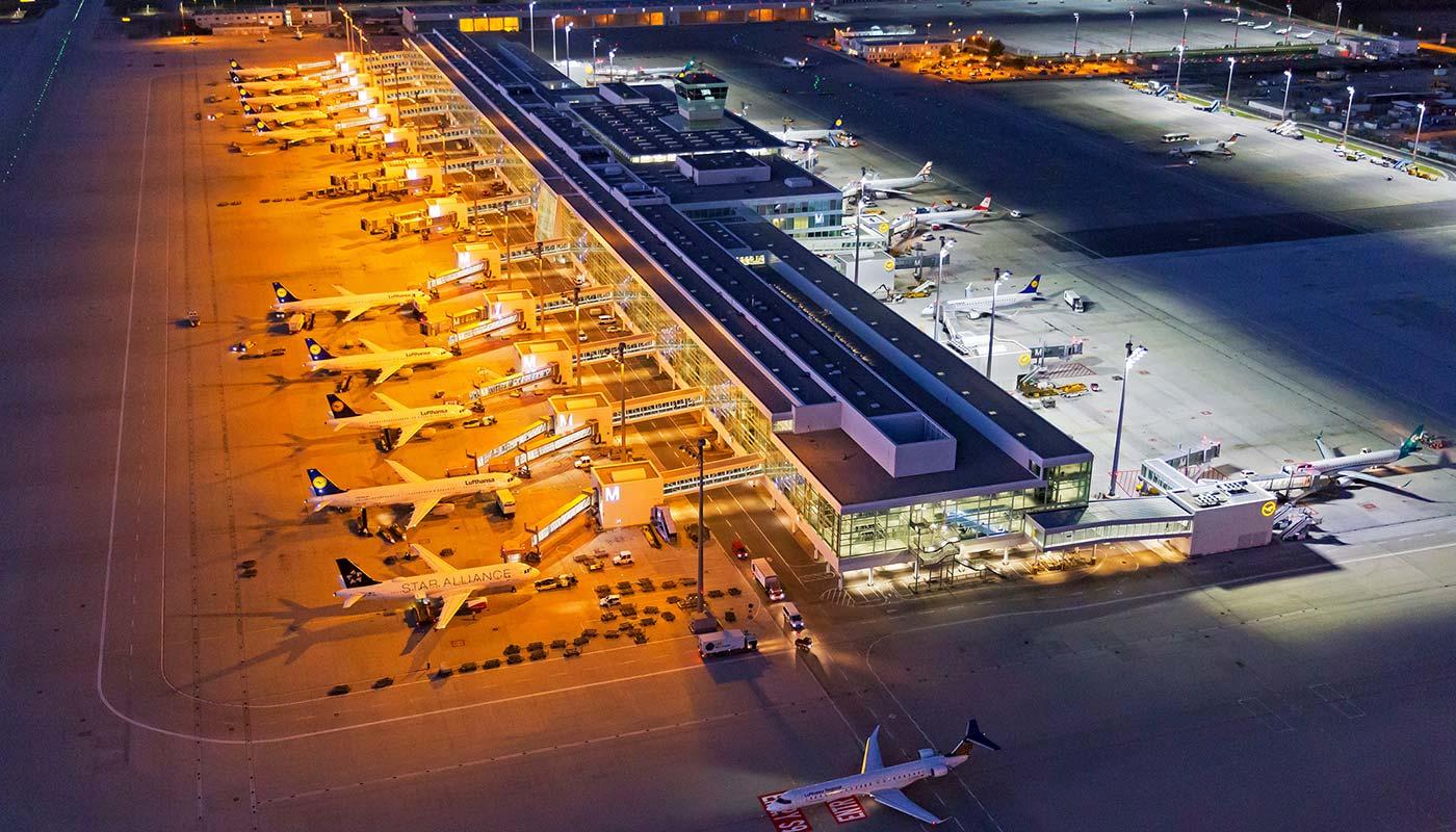 LED lighting at the airport LED lighting at the airport