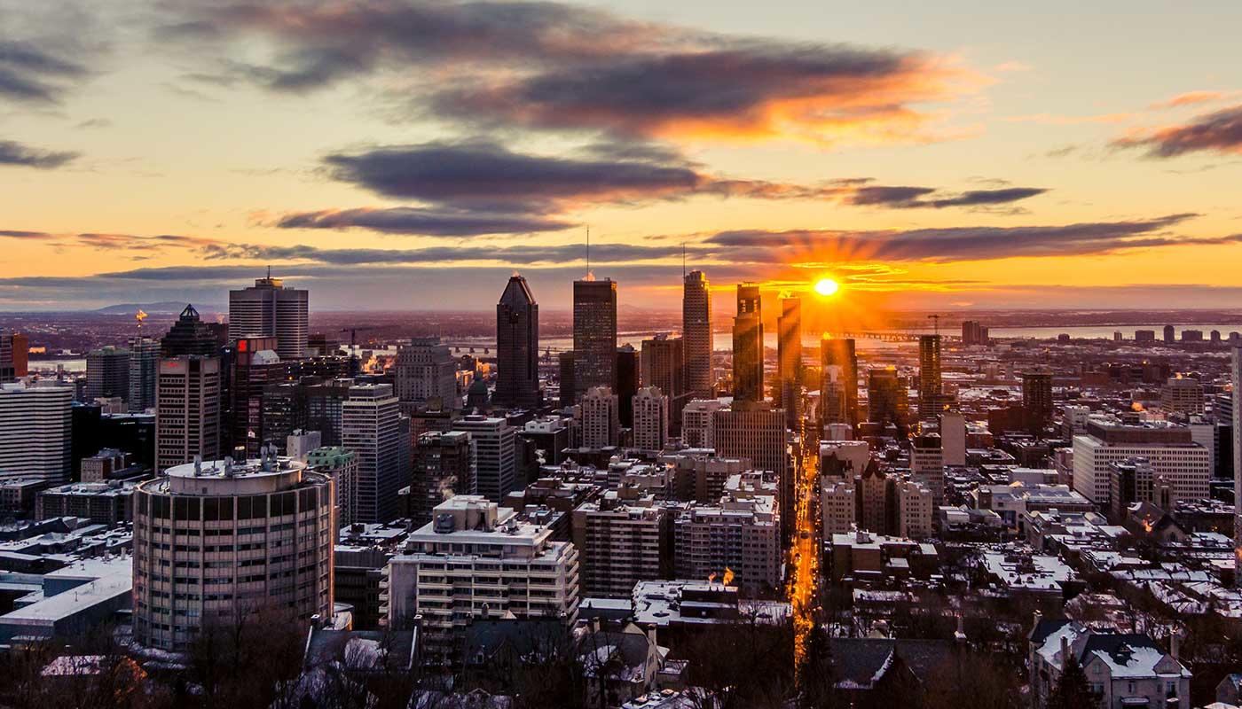 Ausblick über Montreal vom Mont Royal Ausblick über Montreal vom Mont Royal