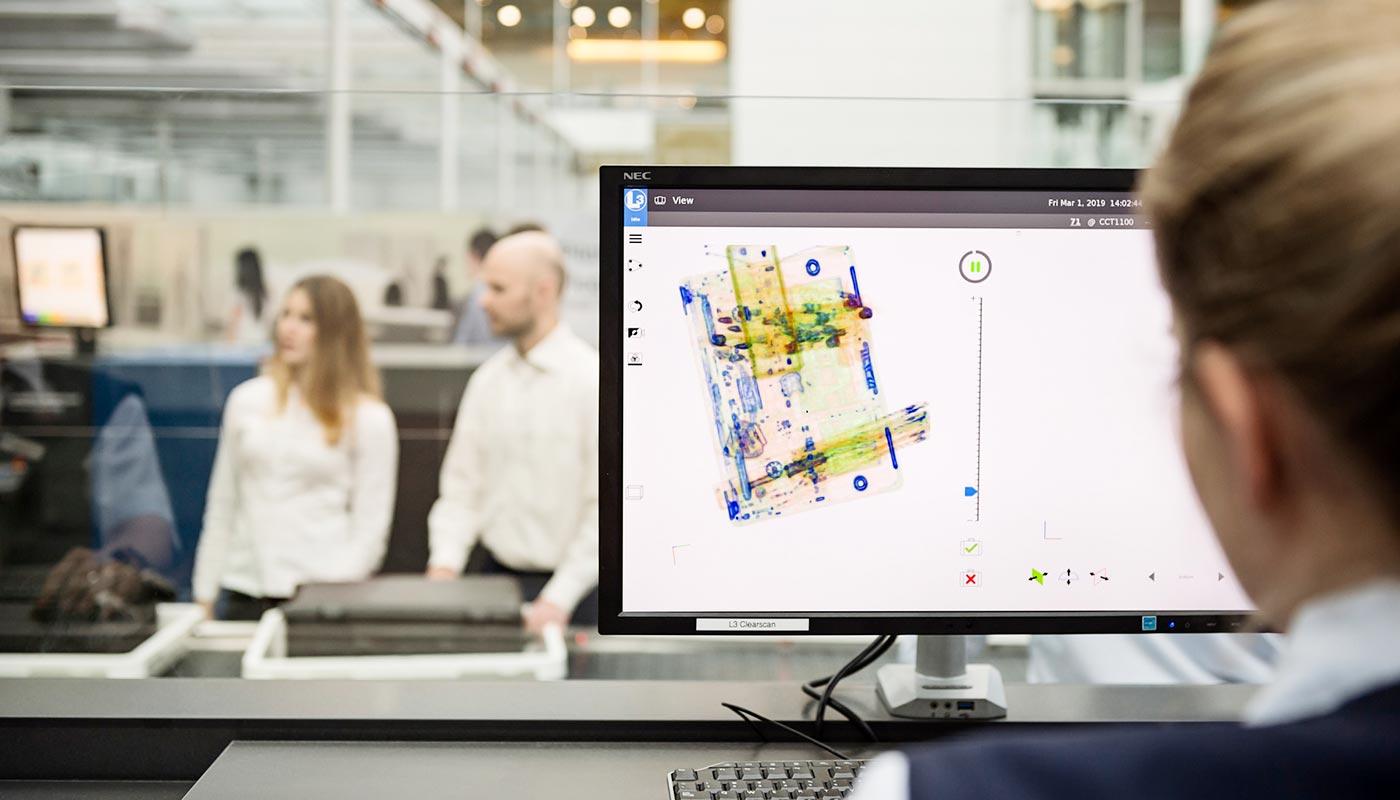 Security screening Security screening at Munich Airport