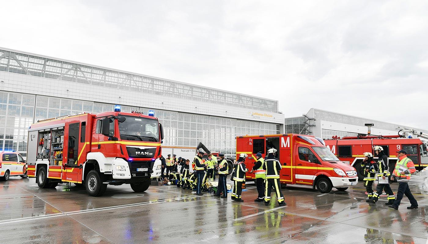 Emergency training at Munich Airport Emergency Training at Munich Airport