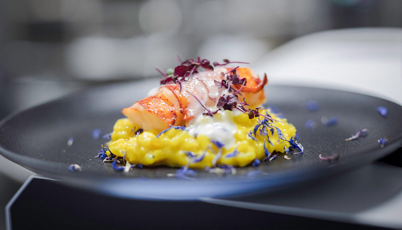 Hummer an Safranrisotto Hummer an Safranrisotto