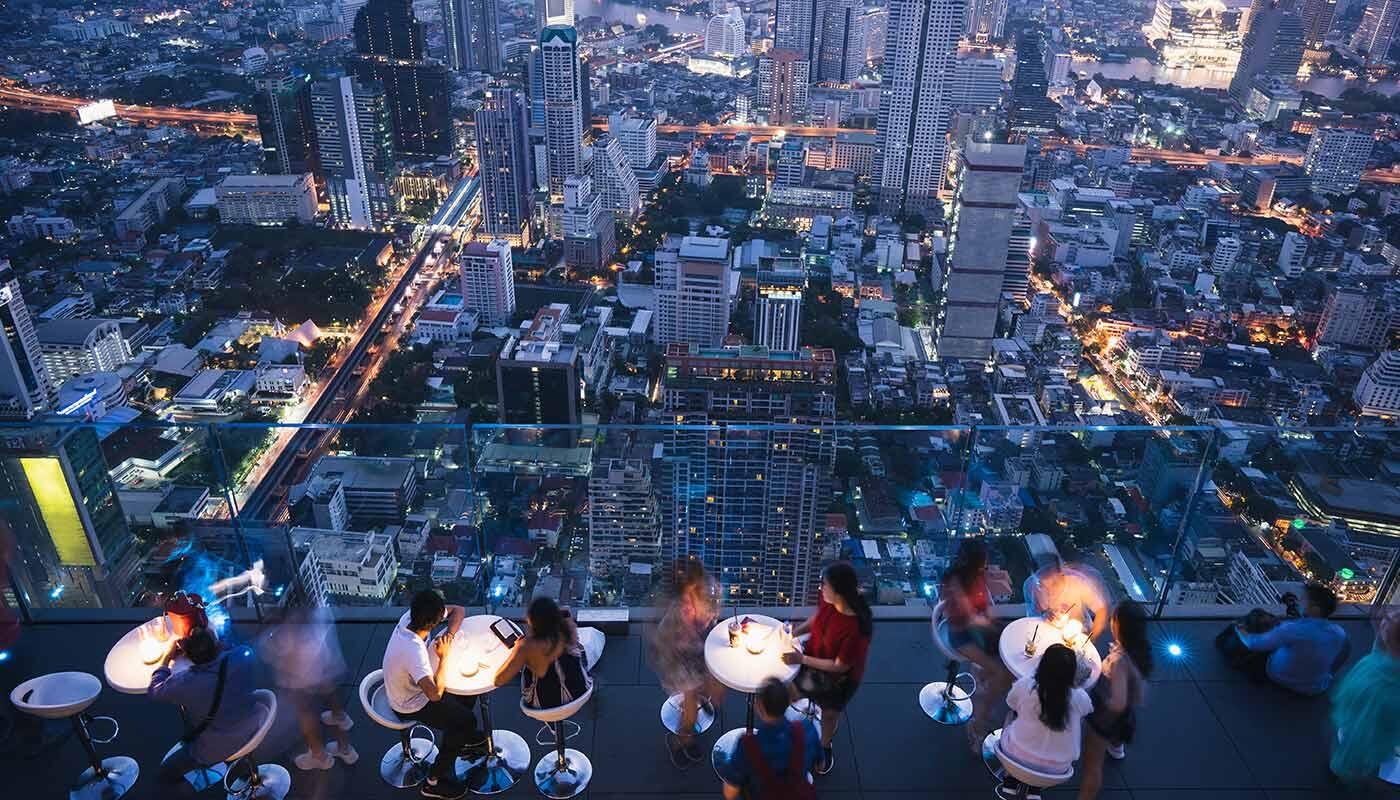 Aussicht aus der Skybar Aussicht aus der Skybar