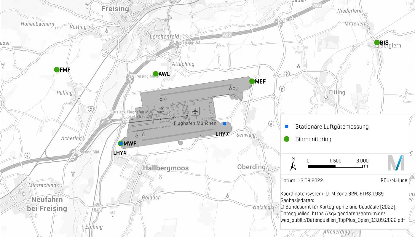 Air quality measuring stations and biomonitoring Air quality measuring and biomonitoring