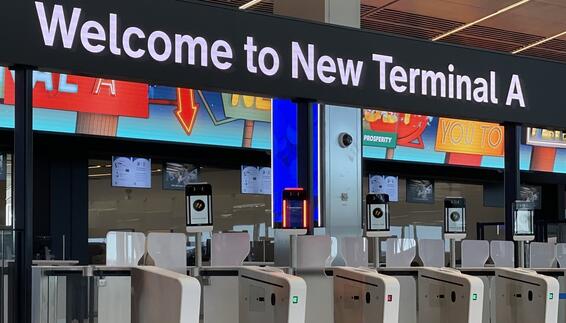 Eröffnung Terminal A in Newark