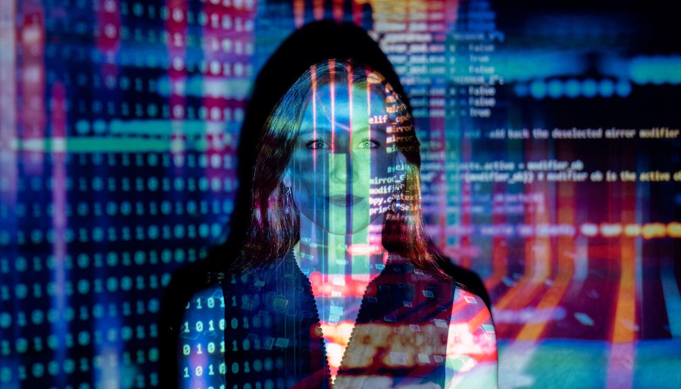 Women with programming code Data collection is critical to the development of AI tools, but also raises concerns when it comes to data privacy and security.