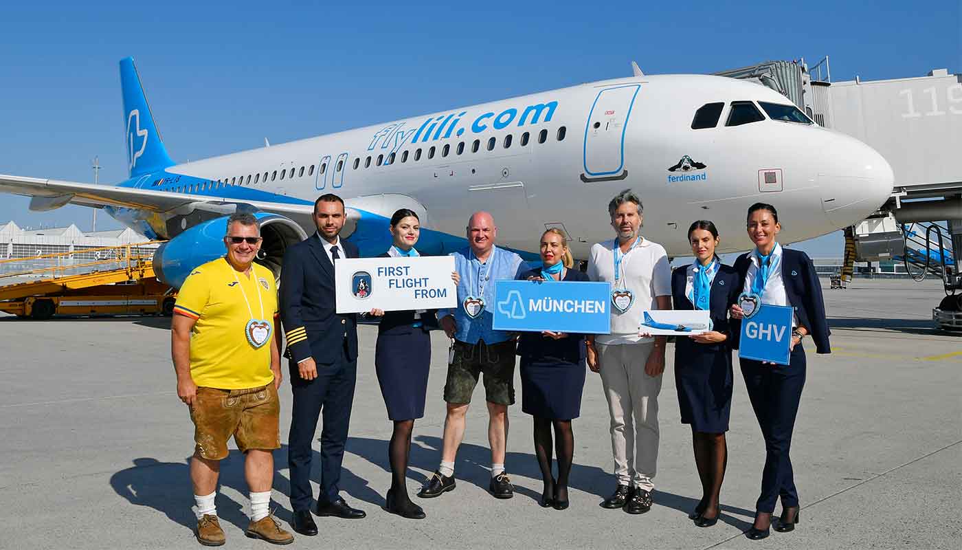 Press: With FlyLili to Romania - Munich Airport