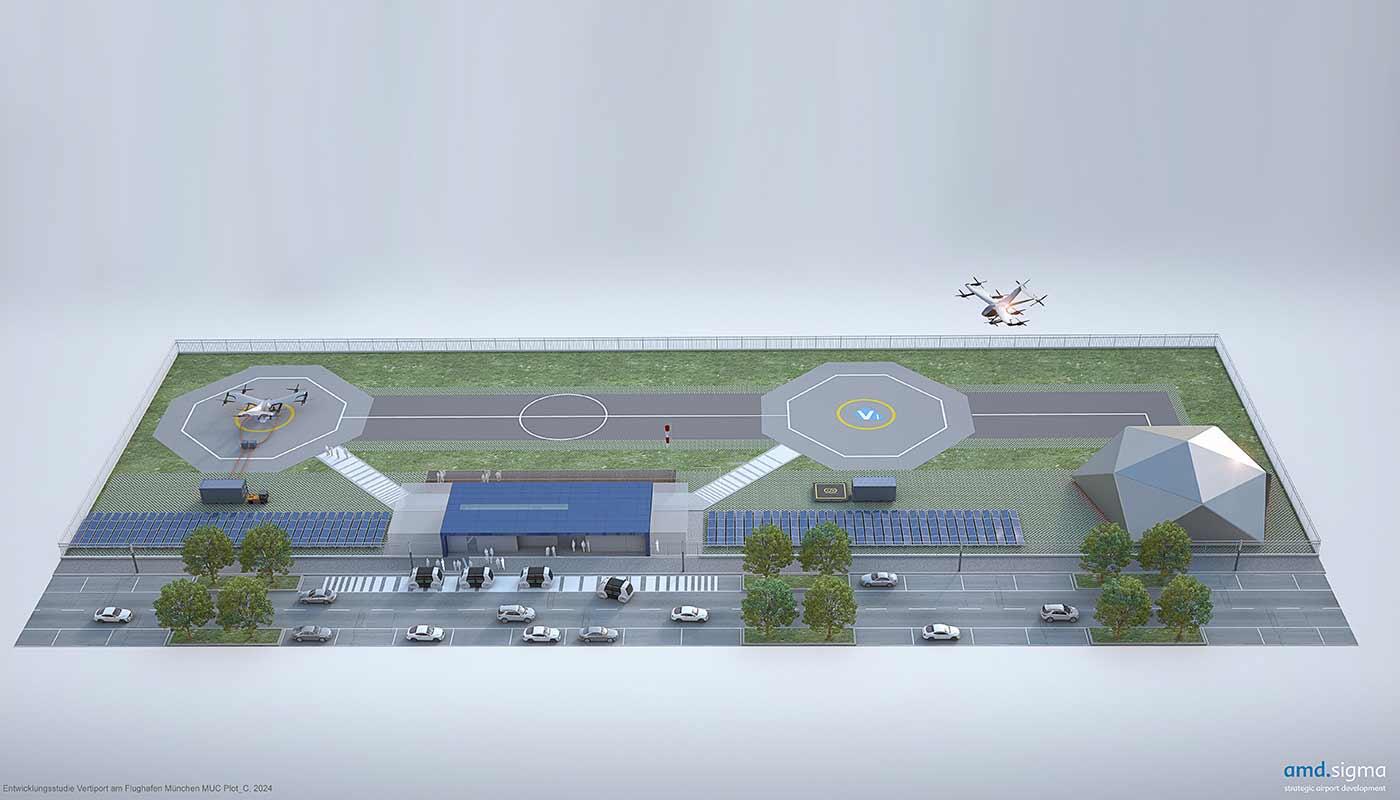 Study a vertiport Study a vertiport