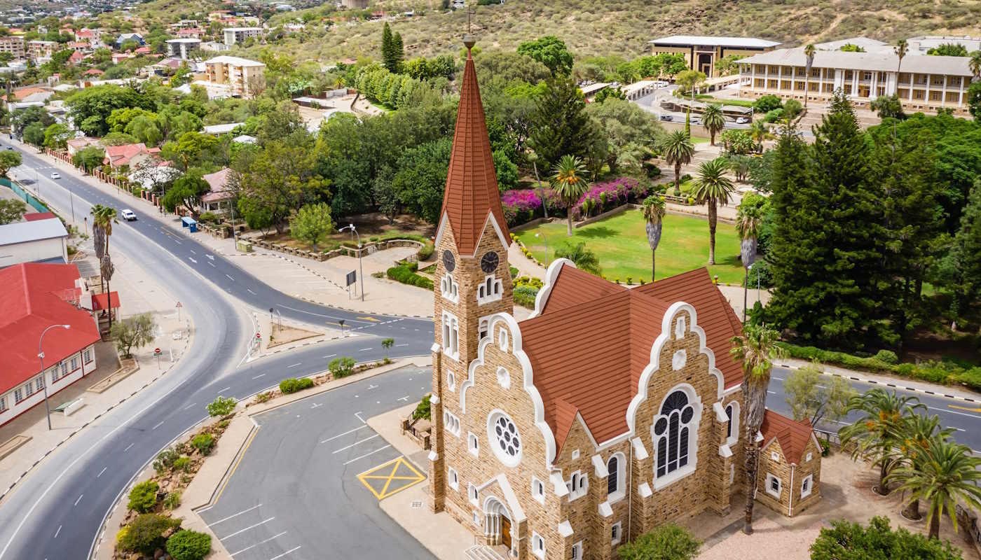 Christuskirche in Windhoek, Namibia Christuskirche in Windhoek, Namibia