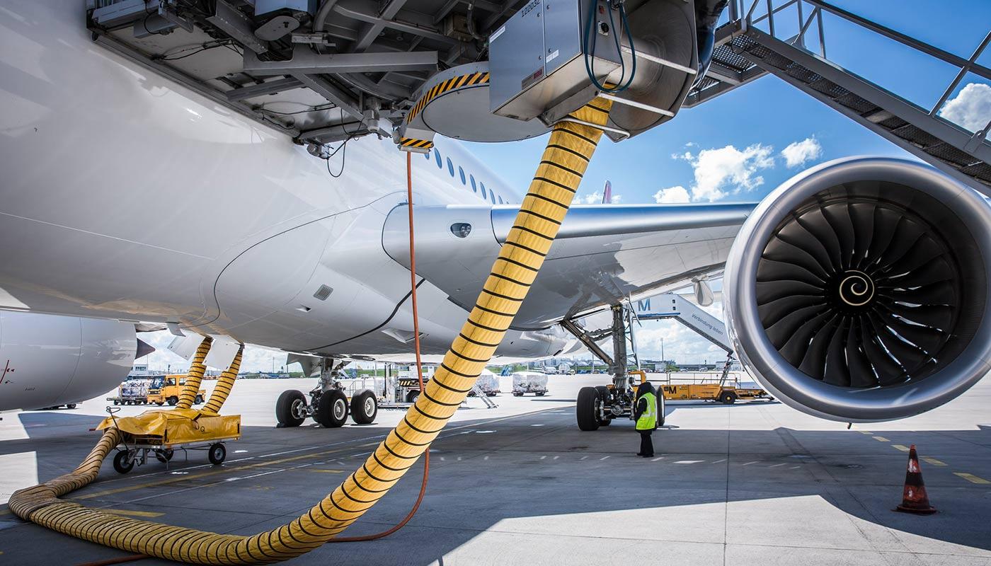 Pre-Conditioned Air system (PCA) at the apron Pre-Conditioned Air system (PCA) at the apron
