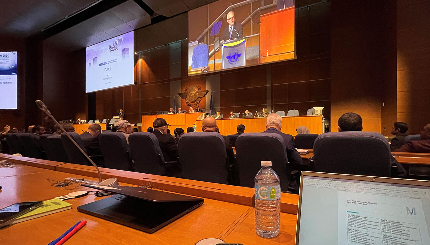 ICAO's first Advanced Air Mobility Symposium in Montreal 2024 ICAO's first Advanced Air Mobility Symposium in Montreal 2024