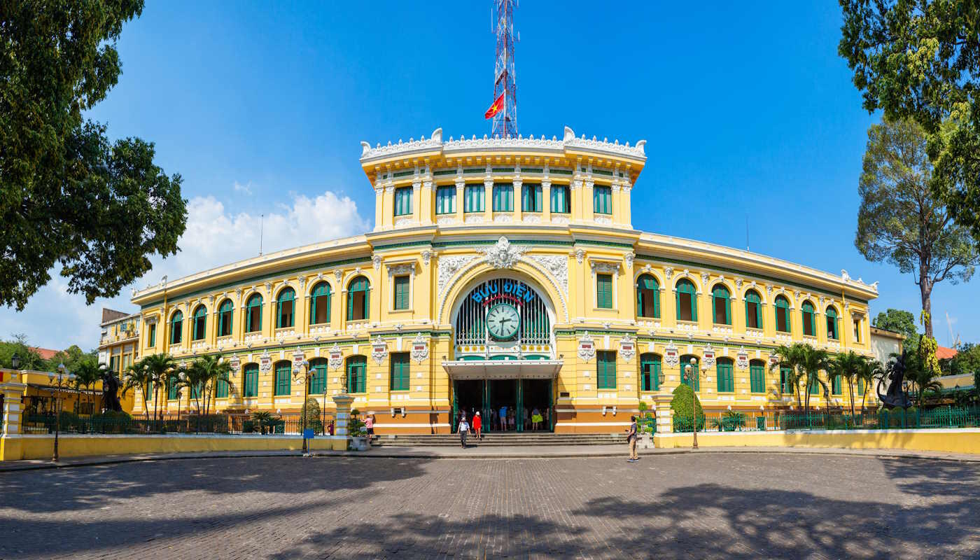 Hauptpostamt in Ho-Chi-Minh-City, Vietnam Hauptpostamt in Ho-Chi-Minh-City, Vietnam