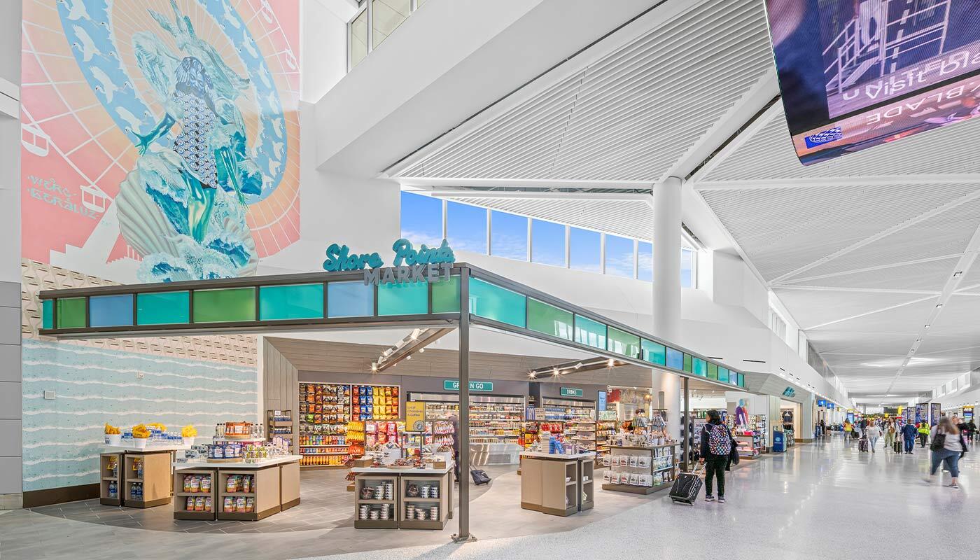 Artwork at Terminal A of Newark Liberty International Airport Artwork at Terminal A of Newark Liberty International Airport