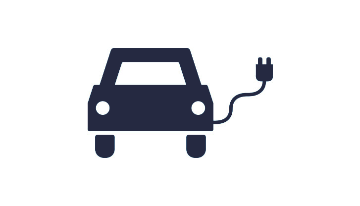Charge your electric vehicle. It's easy Symbol for electric car charging points