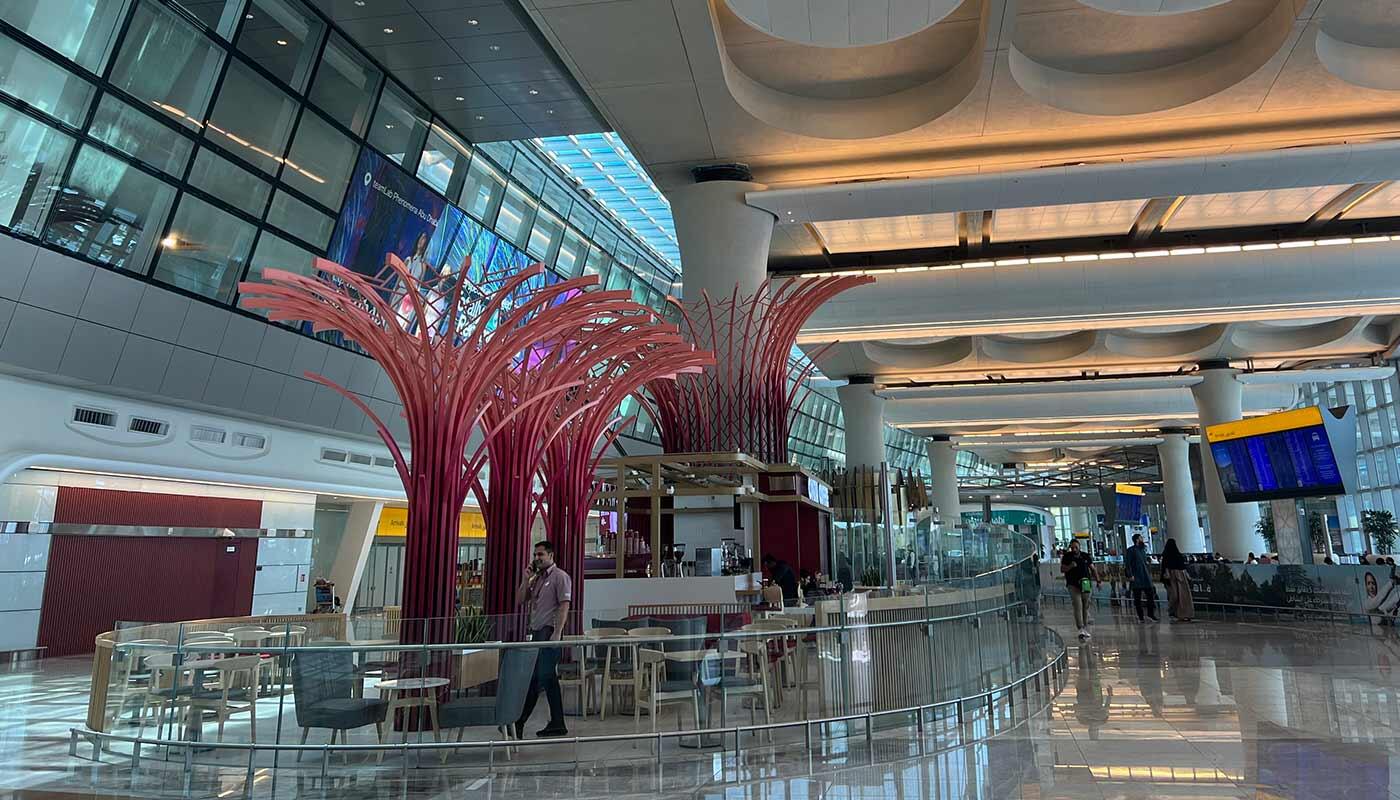 Zayed Int. Airport Departure Departure area of Zayed International Airport in Abu Dhabi