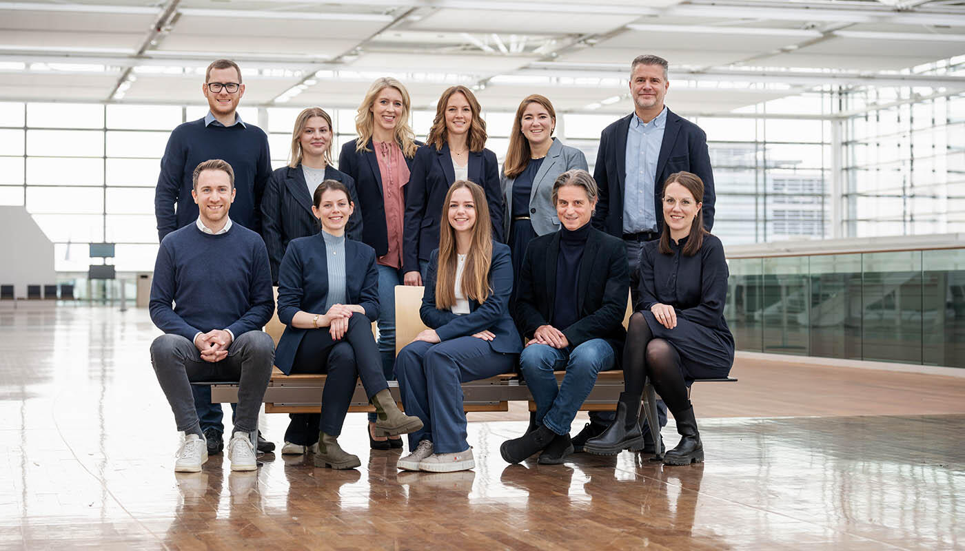 The team of advertising and media The team of advertising and media