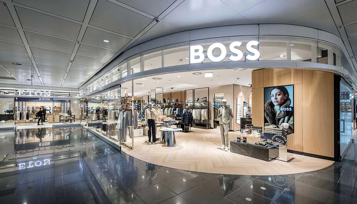 BOSS - Shop Terminal 2 Gates H - Außenansicht BOSS - Shop Terminal 2 Gates H - Außenansicht