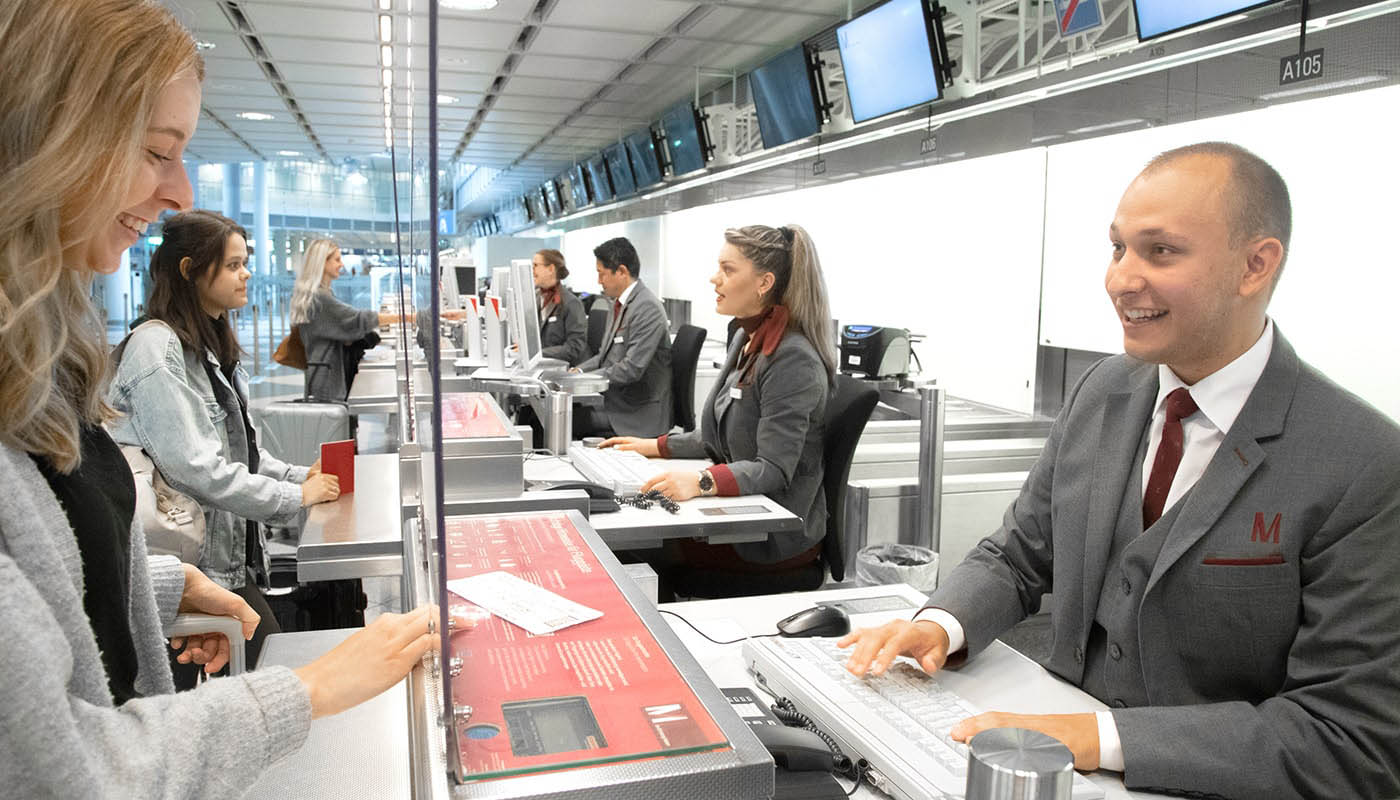 Check In Agent Flughafen München www.munich-airport.com